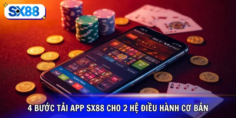 4 bước tải app SX88 cho 2 hệ điều hành cơ bản