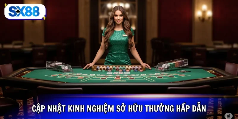 Cập nhật kinh nghiệm sở hữu thưởng hấp dẫn