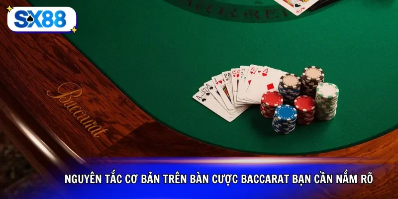 Nguyên tắc cơ bản trên bàn cược Baccarat bạn cần nắm rõ