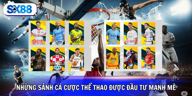 Những sảnh cá cược thể thao được đầu tư mạnh mẽ