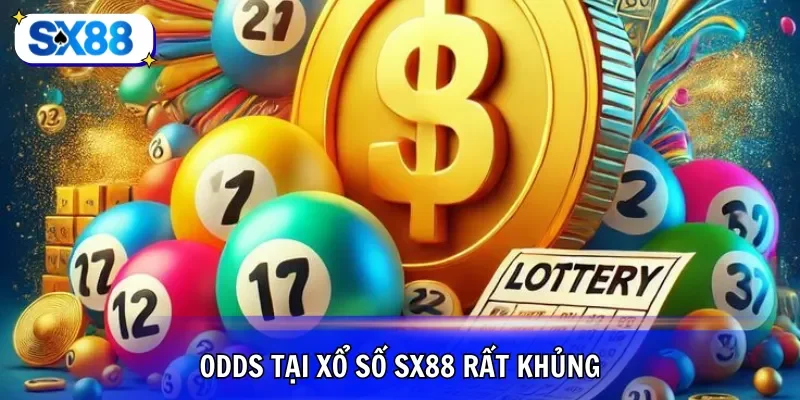 Odds tại xổ số SX88 rất khủng